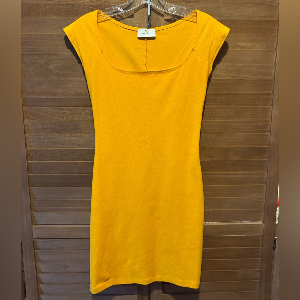 Gil Rodriguez “El Tigre” Yellow Mini Dress